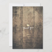 Sparen de Datum Rustige de Mason van het Hout van  Save The Date (Achterkant)