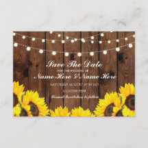 Sparen de Datum Rustige Zonnebloemen Kaart van het