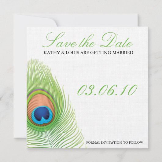 Sparen de Datum Save The Date (Voorkant)