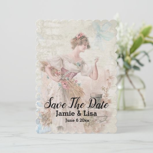 sparen de Datum Save The Date (Staand voorkant)