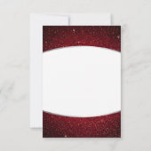 Sparen de Datum Silver Burgundy White Grey Glitter Save The Date (Achterkant)