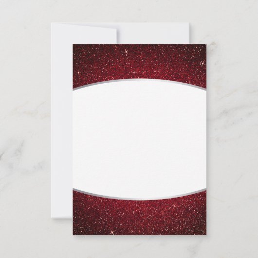 Sparen de Datum Silver Burgundy White Grey Glitter Save The Date (Achterkant)