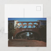 Sparen de Datum Spaanse Italiaanse Villa voel Kaar Uitnodiging Briefkaart (Voorkant / Achterkant)