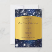 Sparen de Datum Ster Night Stars Gold Save The Date (Voorkant)