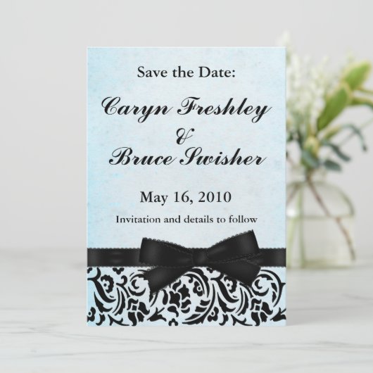 Sparen de Datum ~ {TBA Winner} Save The Date (Staand voorkant)