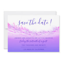 Sparen de Datum Tropische Oceaanroze Golven Kobalt