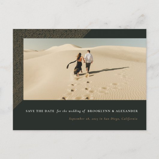 Sparen de Datum Uitgebreide Briefkaart van de Foto (Voorkant)