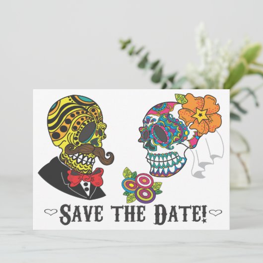 Sparen de Datum uitnodigen Save The Date (Staand voorkant)