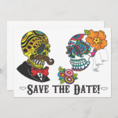 Sparen de Datum uitnodigen Save The Date (Voorkant / Achterkant)