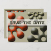 Sparen de Datum Uitnodiging het Speciale Gebeurten (Voorkant / Achterkant)