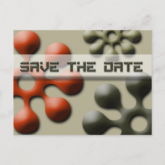 Sparen de Datum Uitnodiging het Speciale Gebeurten (Voorkant)