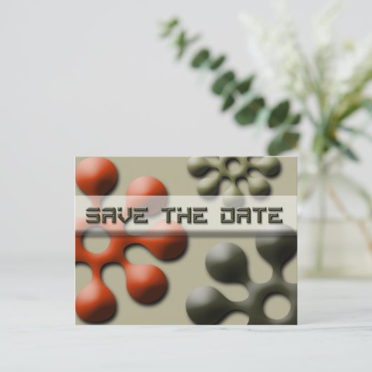 Sparen de Datum Uitnodiging het Speciale Gebeurten (Staand voorkant)