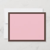 Sparen de Datum Uitnodiging van de Kalender van Ju (Achterkant)