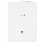 Sparen de Datum Uitnodiging van de Weddenschap Fan (Achterkant)