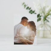 Sparen de Datum Uitnodigingen - Modern (Staand voorkant)