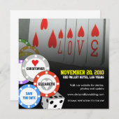 Sparen de Datum Uitnodigingskaart 5 Save The Date (Voorkant / Achterkant)