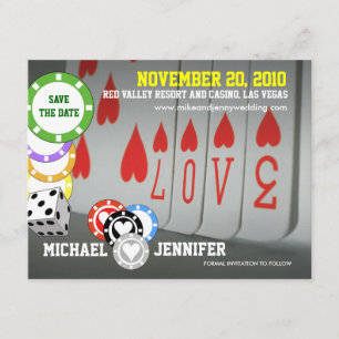 Sparen de Datum Uitnodigingskaart 6 Save The Date