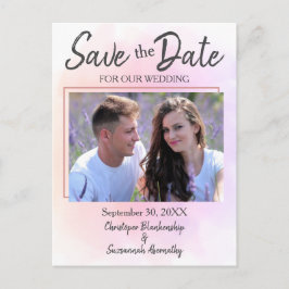 Sparen de Datum van de Aangepaste Eenvoudige Marri Aankondigingskaart