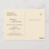 Sparen de Datum van de Band Verdwonden Fotokaart v Briefkaart (Achterkant)