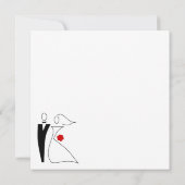 Sparen de Datum van de Berichten Post-it Save The Date (Achterkant)