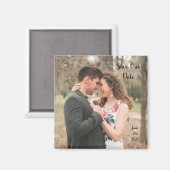 Sparen de Datum van de Bindende Foto Magnet (Voorkant / Achterkant)