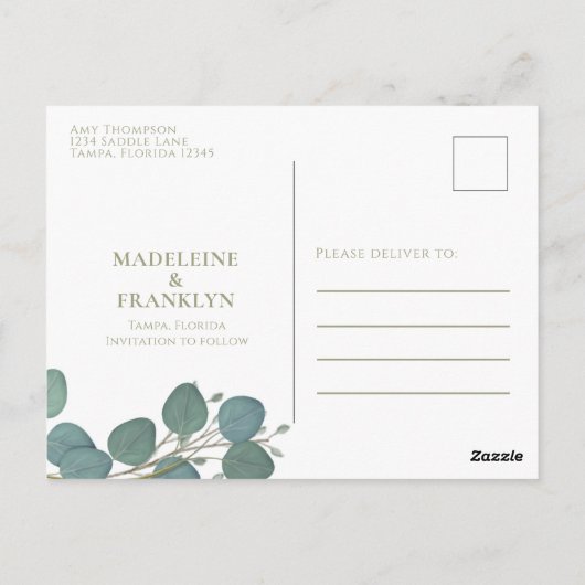 Sparen de Datum van de Bouw van de Brouwwoede van Briefkaart (Achterkant)