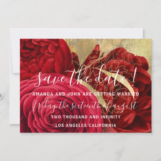 Sparen de Datum van de bruidbruid van de Wreath Go Save The Date (Voorkant)