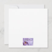 Sparen de datum van de de aankondigingsorchideeën  kaart (Achterkant)