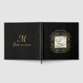 Sparen de Datum van de Elegant Gold Stippen kijkt  Gastenboek (Volledig)