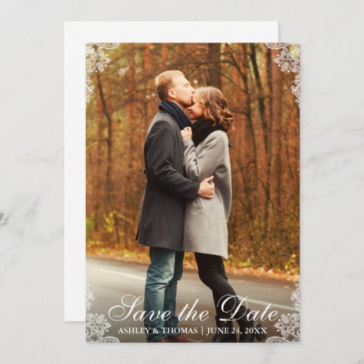 Sparen de Datum van de Grens van de Kant Kaart L v (Voorkant / Achterkant)