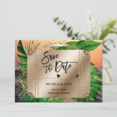 Sparen de Datum van de Reizen van de Bestemmingswe Save The Date (Staand voorkant)