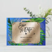 Sparen de Datum van de Reizen van de Bestemmingswe Save The Date (Staand voorkant)