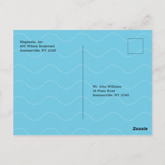 Sparen de Datum van de Ruwe Aankondiging van de Ru Briefkaart (Achterkant)