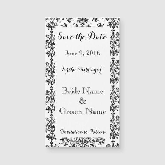 Sparen de Datum van de Schade van de Douane Magnet (Voorkant)