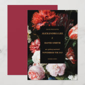 Sparen de Datum van de Uitnodiging van de Weddensc (Voorkant / Achterkant)