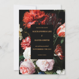 Sparen de Datum van de Uitnodiging van de Weddensc