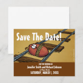 Sparen de Datum van de Vrede van de Woensdag Uitno Save The Date (Voorkant / Achterkant)