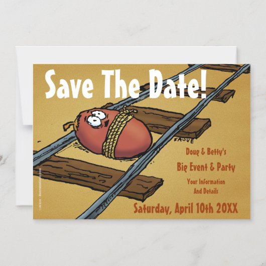 Sparen de Datum van de Vreemde Aankondiging (Voorkant)