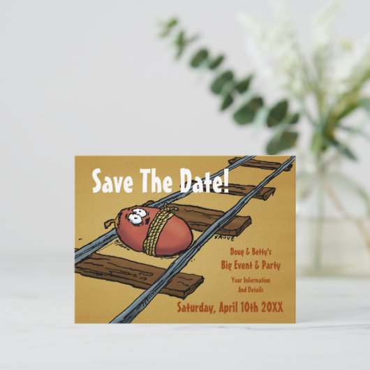 Sparen de Datum van de Vreemde Aankondiging (Staand voorkant)