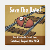 Sparen de Datum van de Vreemde Aankondiging Magneet (Voorkant)