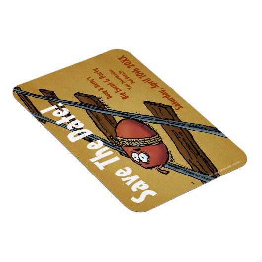 Sparen de Datum van de Vreemde Aankondiging Magneet (Rechterzijde)