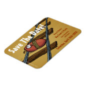 Sparen de Datum van de Vreemde Aankondiging Magneet (Linkerzijde)