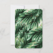 Sparen de Datum van de Waterverf van de Kerstavond Save The Date (Achterkant)