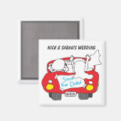 Sparen de Datum van de Weddenschap Magnet (Voorkant / Achterkant)