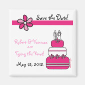 Sparen de Datum van de Weddenschap Magnet (Voorkant)