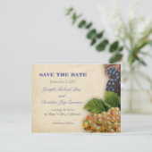 Sparen de Datum van de Winkerij van de Bestemming Save The Date (Staand voorkant)