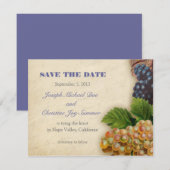 Sparen de Datum van de Winkerij van de Bestemming Save The Date (Voorkant / Achterkant)