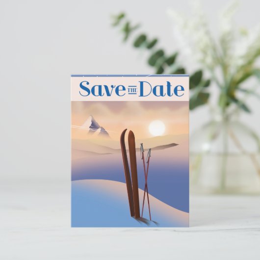 Sparen de Datum van de Wuwdag Ski (Staand voorkant)