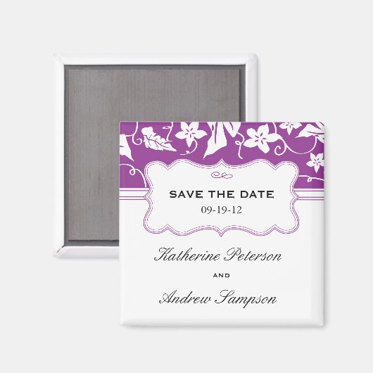 Sparen de Datum van het Bieden Magnet (Voorkant / Achterkant)