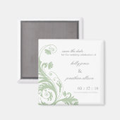 Sparen de Datum van het Bieden Magnet (Voorkant / Achterkant)